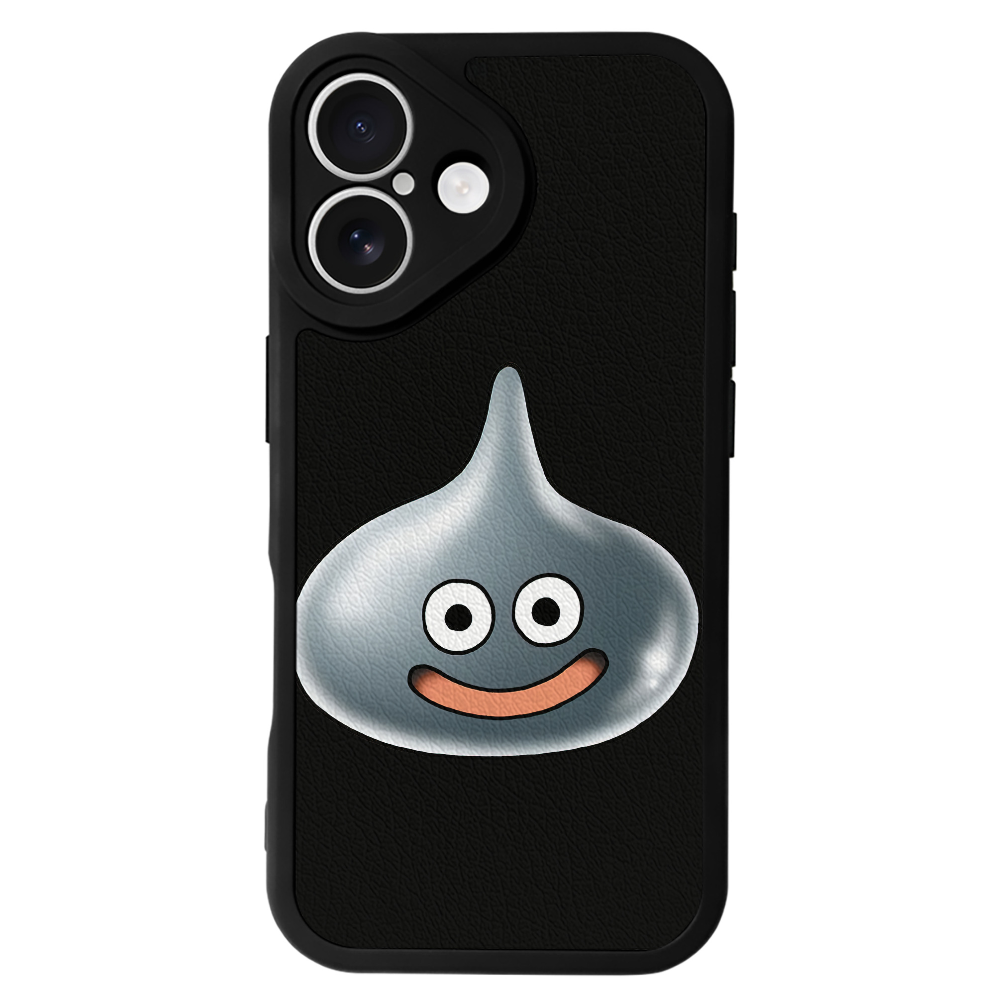 （画像用） ドラゴンクエスト Doragon Kuesuto Dragon Quest 【iPhone 16シリーズ対応】シリコンスマホケース（レザー調） 材質：シリコン